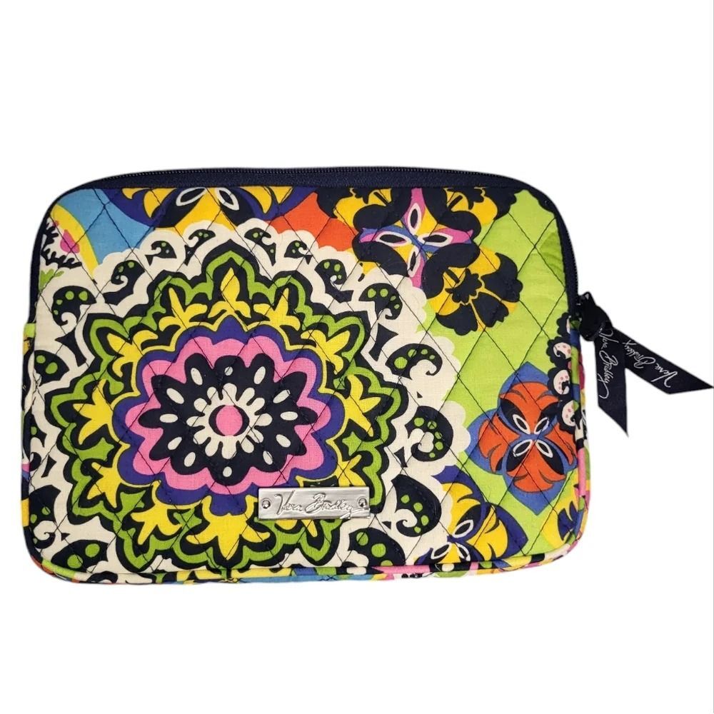 Vera Bradley Multicolor Quilted Fabric Cosmetic Bag